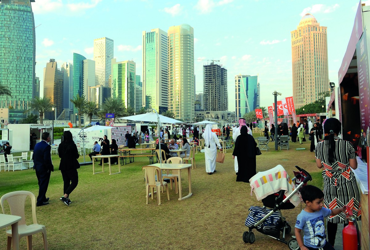Visitors during the Biryani Festival at the Hotel Park in Doha. Pic: Salim Matramkot / The Peninsula