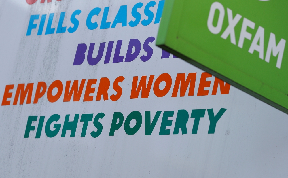 An Oxfam shop is seen, in London, Britain, February 11, 2018. Reuters/Peter Nicholls