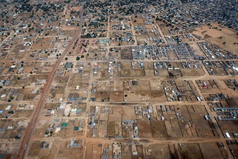 An aerial view of Maiduguri, Nigeria. Reuters/Paul Carsten

