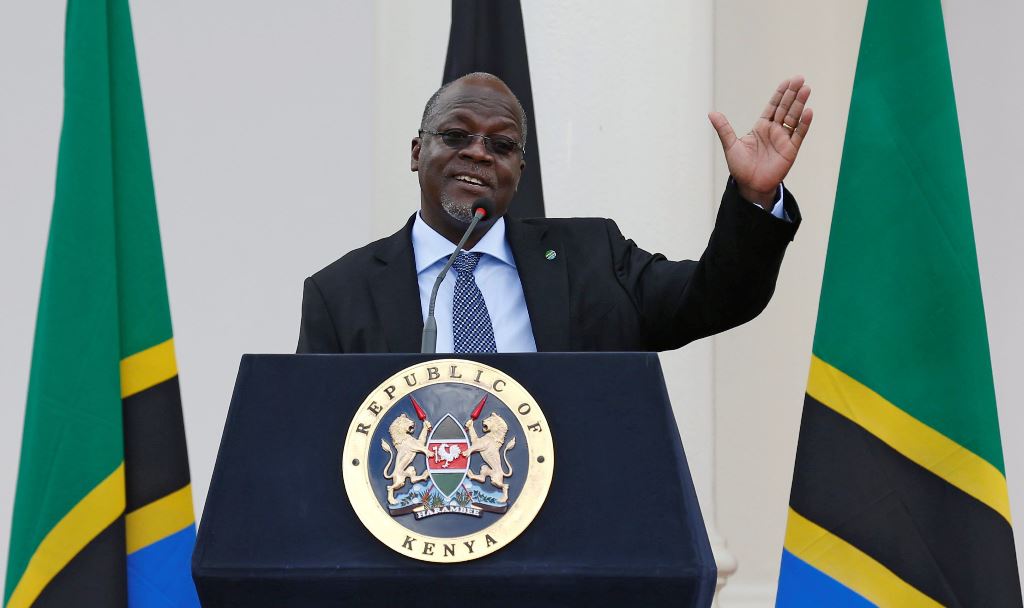 File photo of Tanzanian President John Magufuli. Reuters 