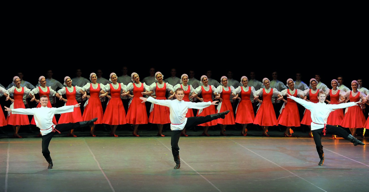 Award-winning Igor Moiseyev Ballet performing at the Katara Opera House. Pic: Abdul Basit / The Peninsula