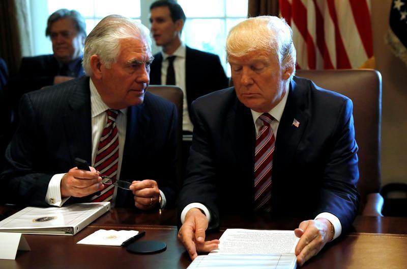 Rex Tillerson & Donald Trump (Reuters file photo)