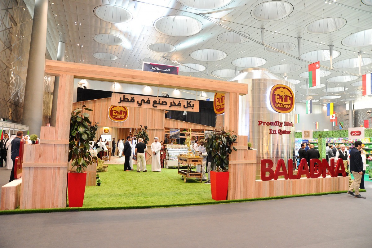 Baladna exhibits their products at the AgriteQ2018. 