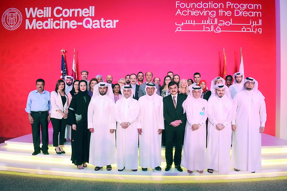 The faculty and alumni of the Foundation Program during the celebrations to mark its 10th anniversary. 