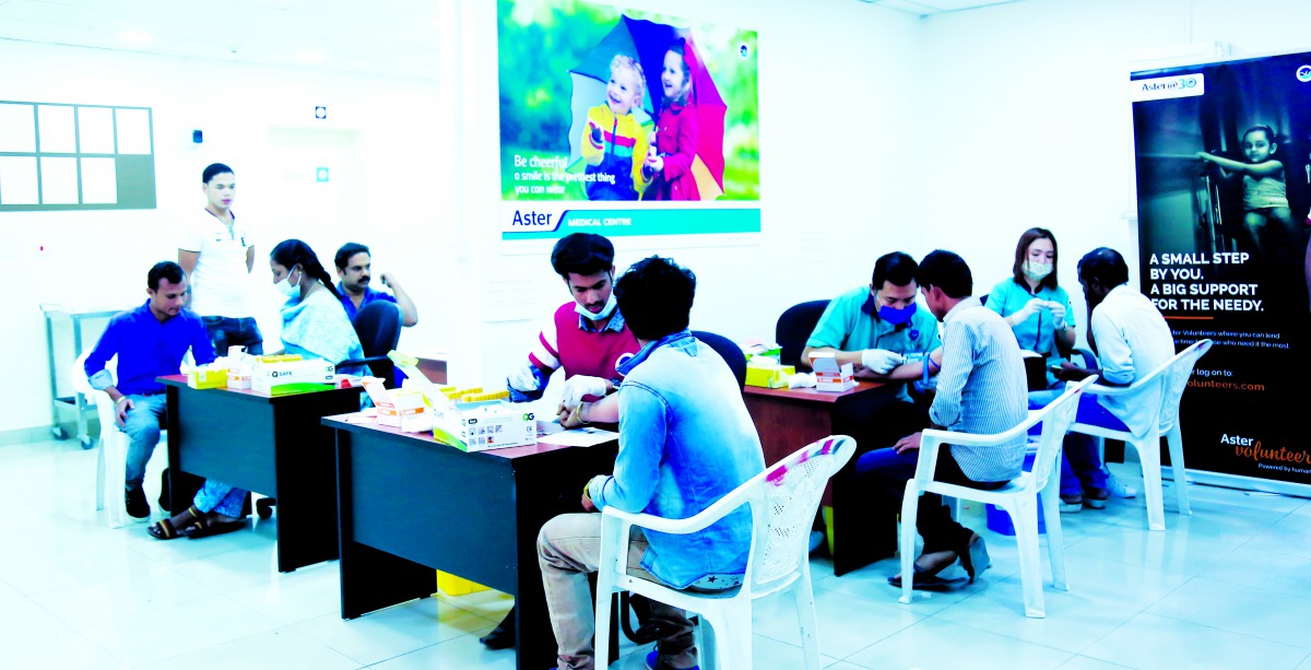 The patients receiving free tests.