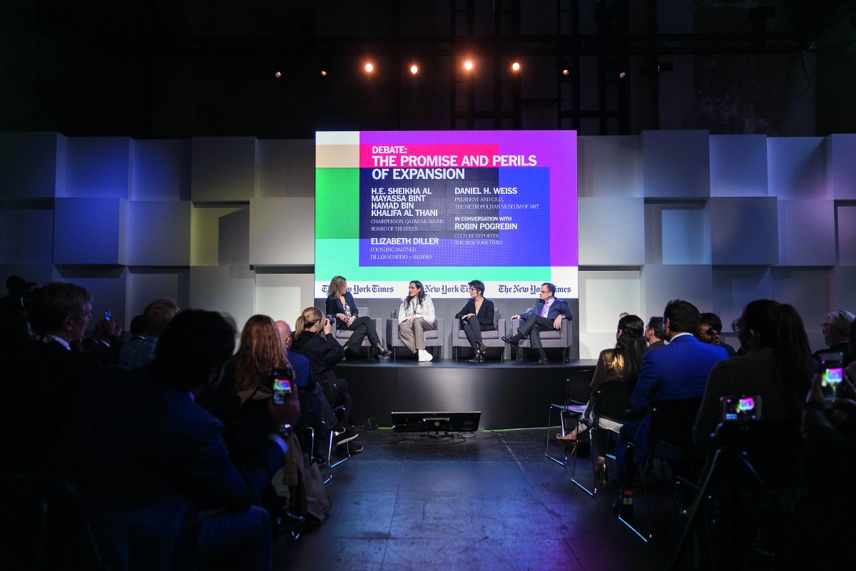 QM Chairperson, H E Sheikha Al Mayassa bint Hamad bin Khalifa Al Thani, at the The New York Times (NYT) Art Leaders Network conference in Berlin last week. 