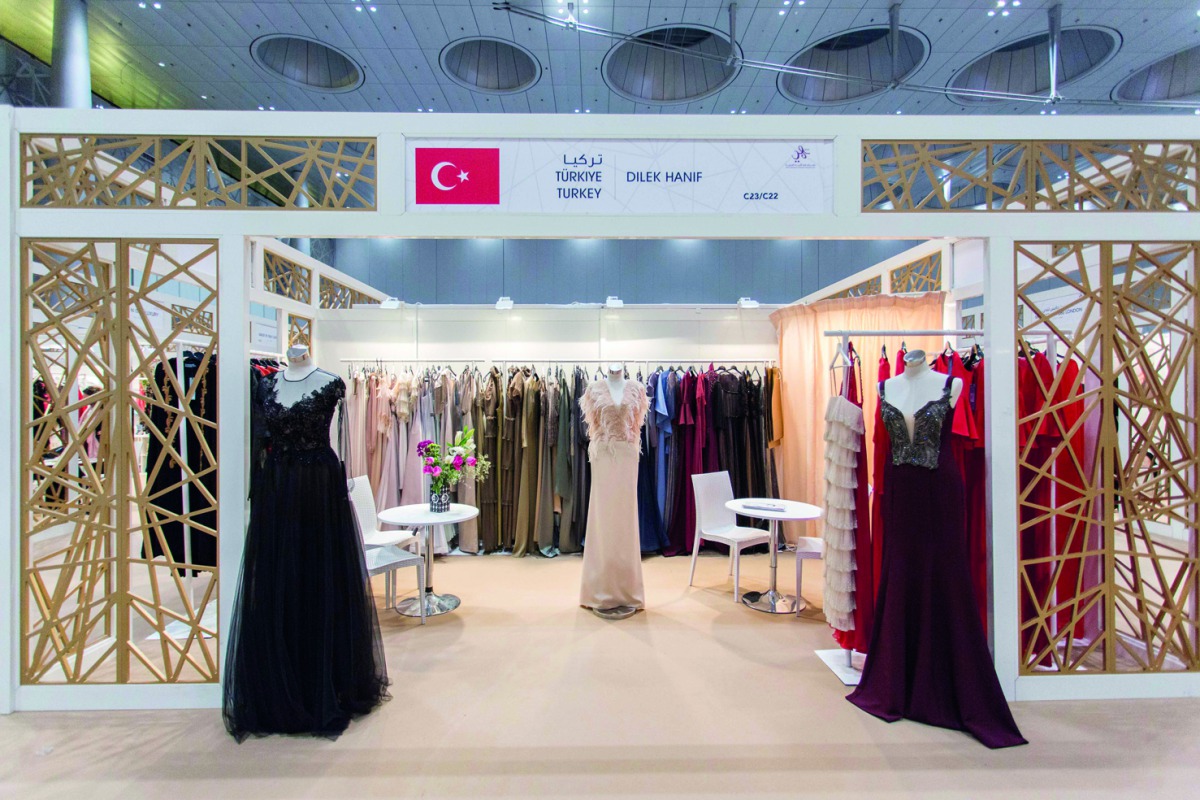 The Turkish pavilion at the 13th edition of Heya Arabian Fashion Exhibition at DECC.