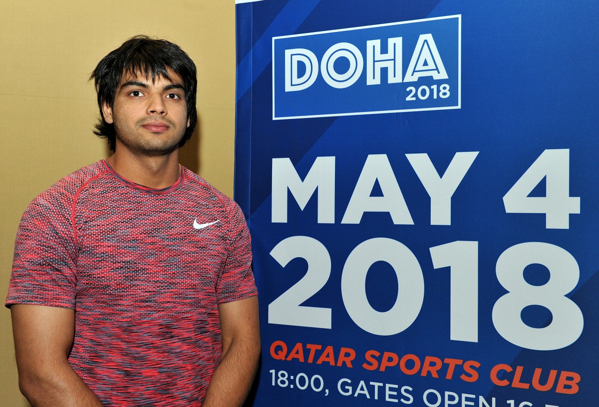 Commonwealth Games javelin throw champion, India’s Neeraj Chopra. Pics: Salim Matramkot/The Peninsula