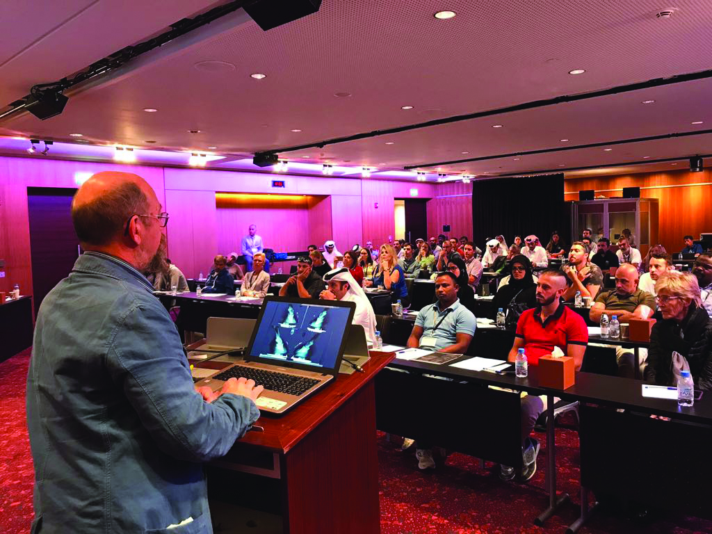 Horse owners, farriers and veterinarians participate in the Qatar Equine Foot Conference 2018. 