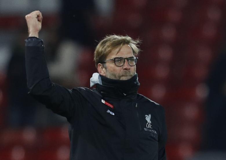 File photo of Liverpool manager Juergen Klopp. Reuters 