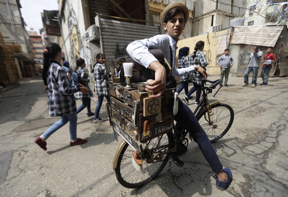 Mohammed, a Lebanese roaming barber, better known as 
