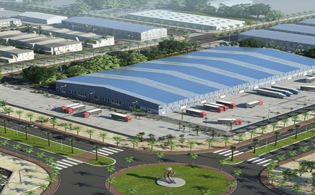 Artist's impression of Aba Saleel logistic park. Credit: manateq.com