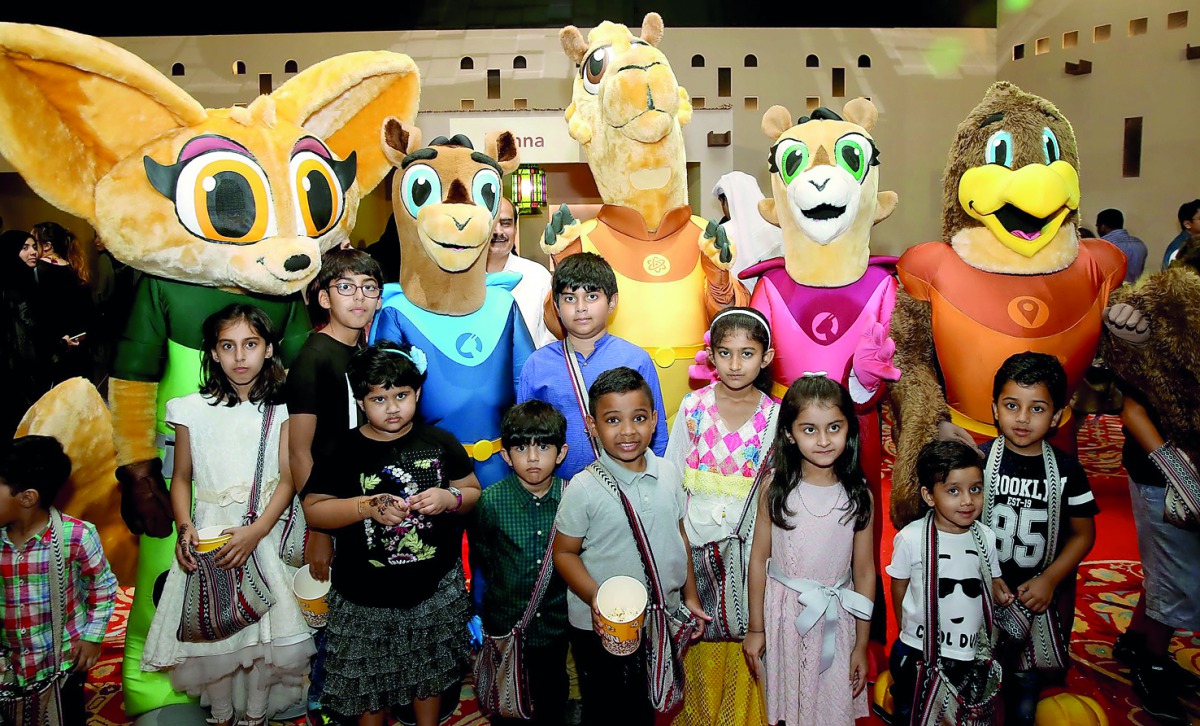 The children at the Garangao celebration. 