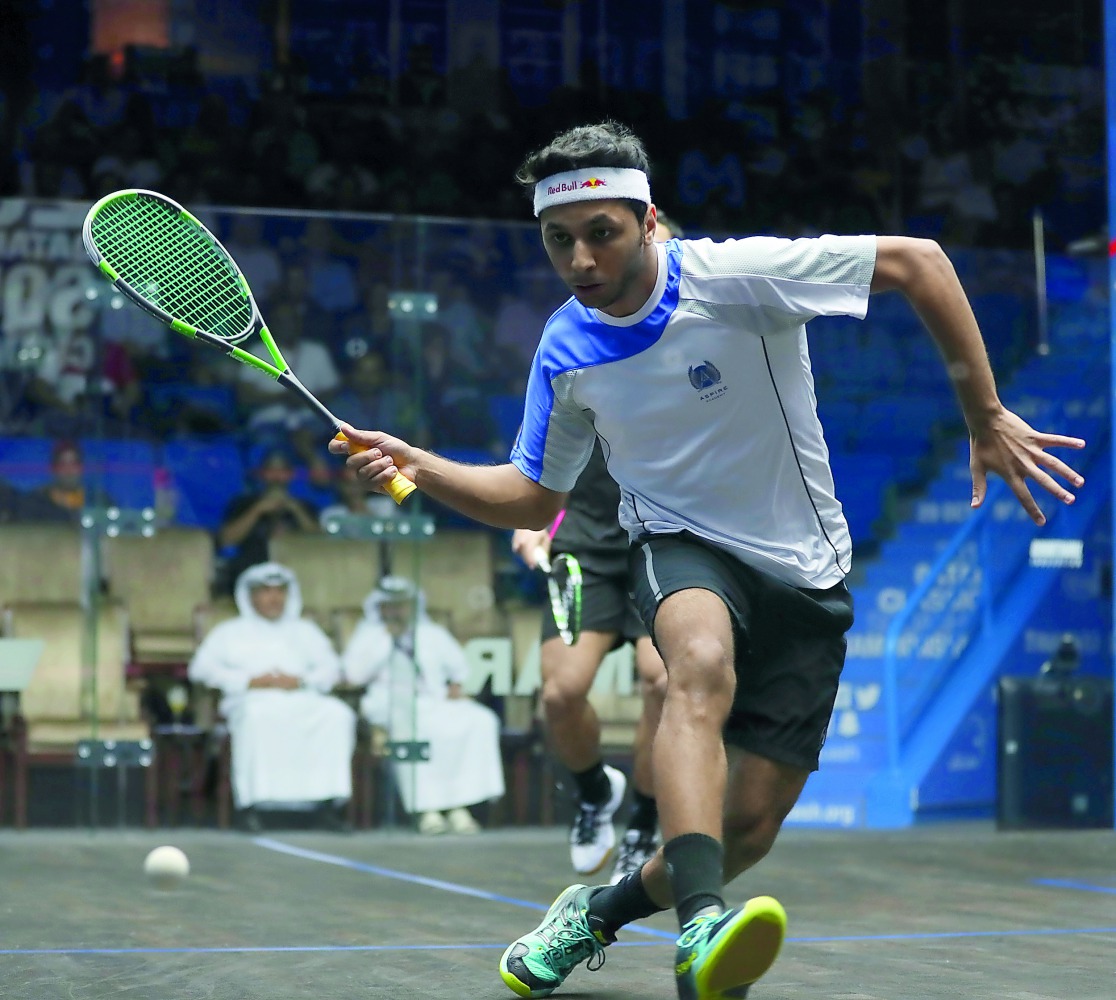World No. 33 Abdullah Al Tamimi of Qatar in action in this file photo.