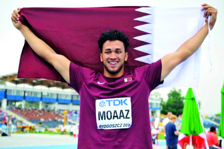 Moaaz Ibrahim, one of the promising athletes from the Aspire Academy.