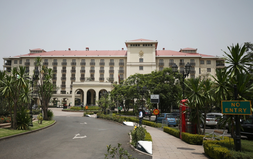 A general view shows the Sheraton hotel, venue for the negotiations between South Sudan President Salva Kiir and South Sudan Rebel leader Riek Machar, in Addis Ababa, Ethiopia June 21, 2018. Reuters/Tiksa Negeri