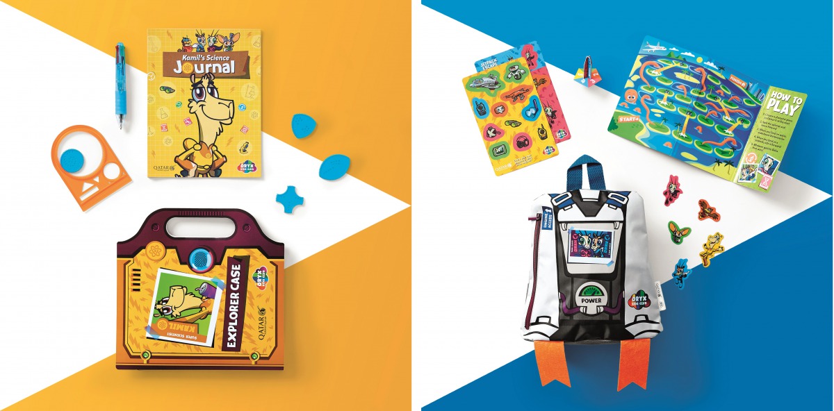 Specially-designed activity packs for children.