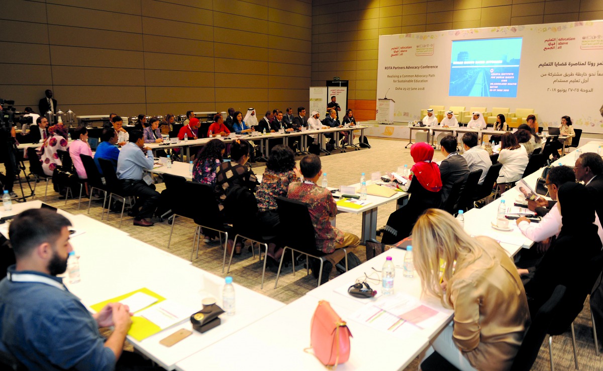 The participants during the ROTA Partners Advocacy Conference. 