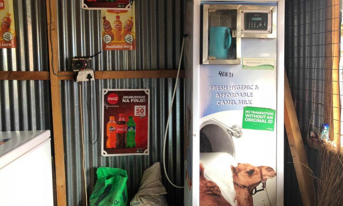 amel milk ATM in Wajir, northeastern Kenya, July 1, 2018. Thomson Reuters Foundation/Zoe Tabary