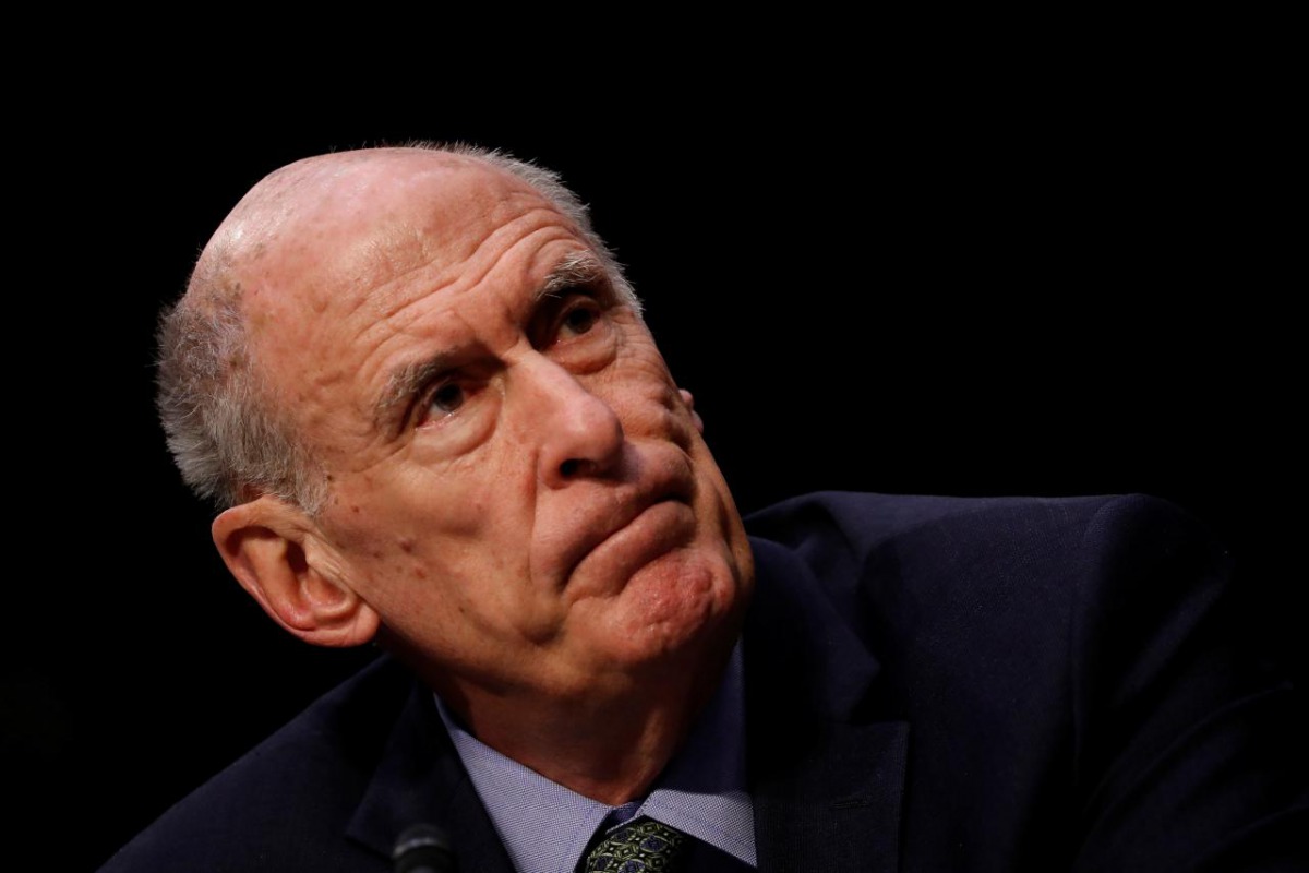 Director of National Intelligence (DNI) Dan Coats testifies before the Senate Intelligence Committee on Capitol Hill in Washington, U.S., February 13, 2018. Reuters/Aaron P. Bernstein