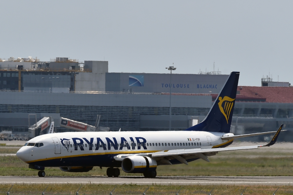 File photo of a next generation Boeing 737 belonging to the airline company Ryanair is parked on the tarmac, in Blagnac, southwestern France, July 10, 2018 / AFP / PASCAL PAVANI 