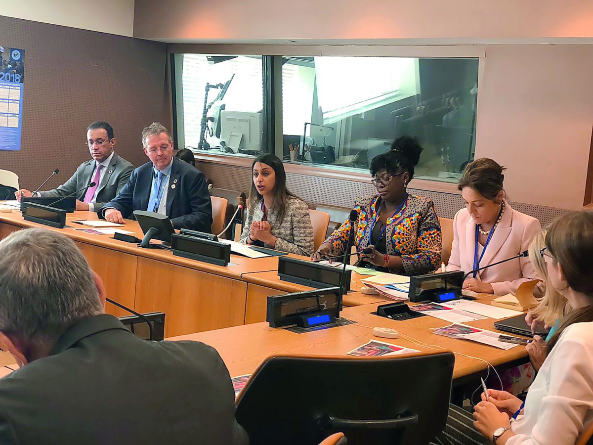 The officials of QFFD and Water Supply and Sanitation Collaborative Council during the meeting to study the impact of sanitation on health and education. 