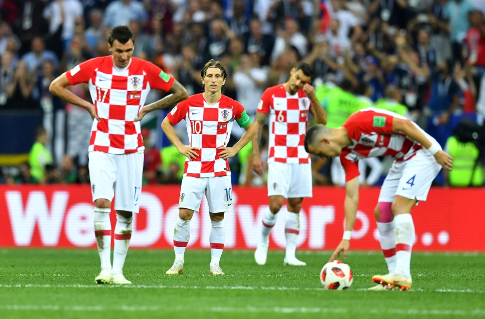 Croatia's Luka Modric and others. Reuters/Dylan Martinez

