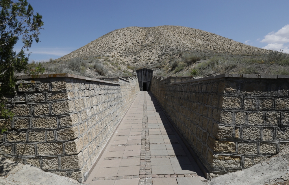 A view of the tumulus at ancient site of Gordion which is in the UNESCO World Heritage Tentative List, in Ankara, Turkey on August 08, 2018. Evrim Ayd?n/Anadolu Agency