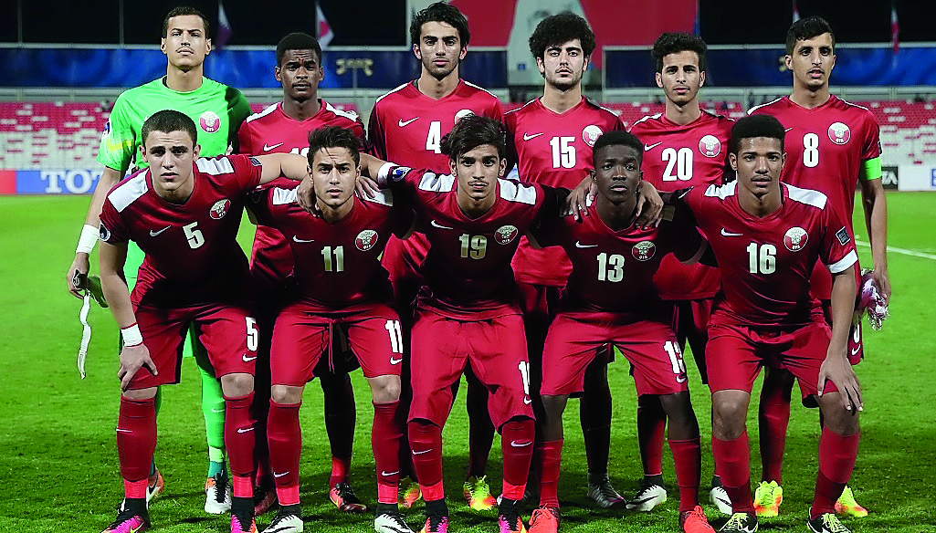 A Qatar U-23 team’s file photo.