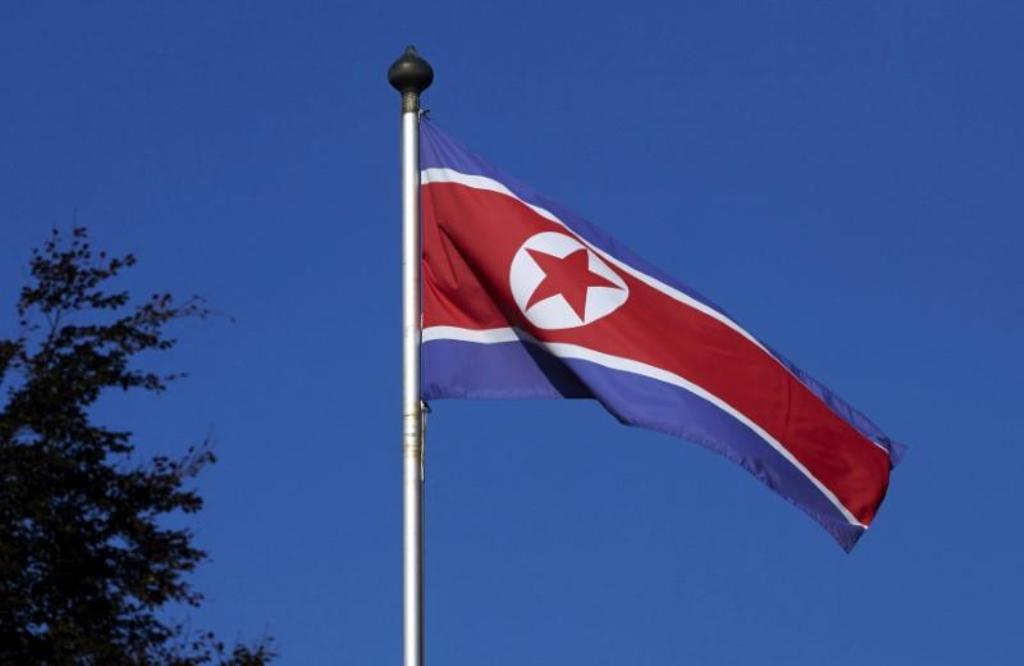 File photo of the North Korean Flag. Reuters