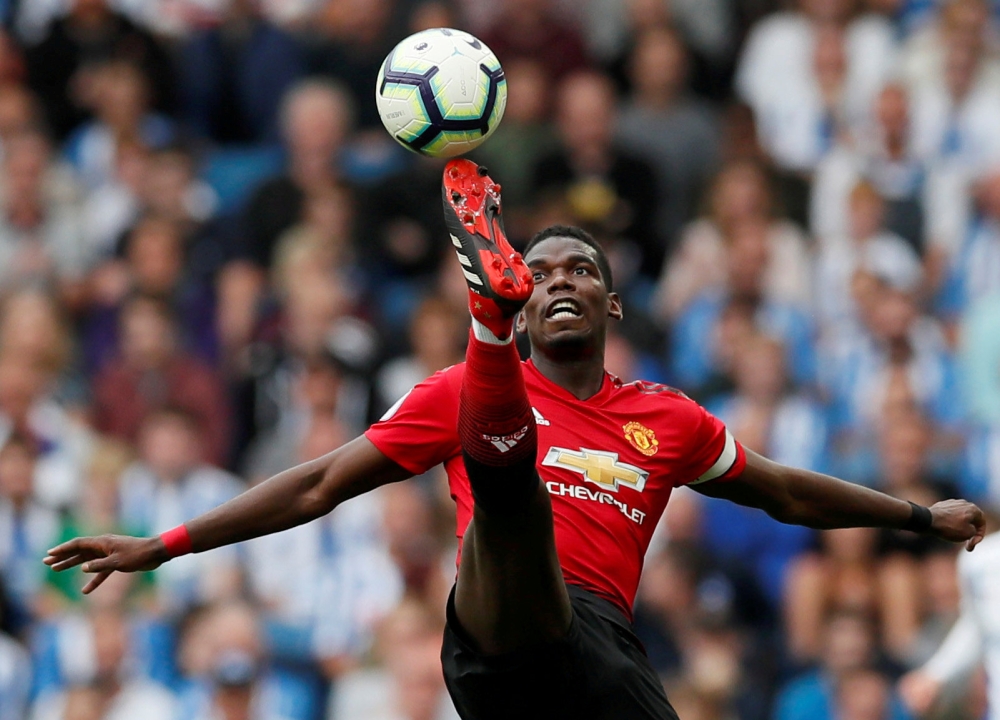Manchester United's Paul Pogba in action. (REUTERS/David Klein)