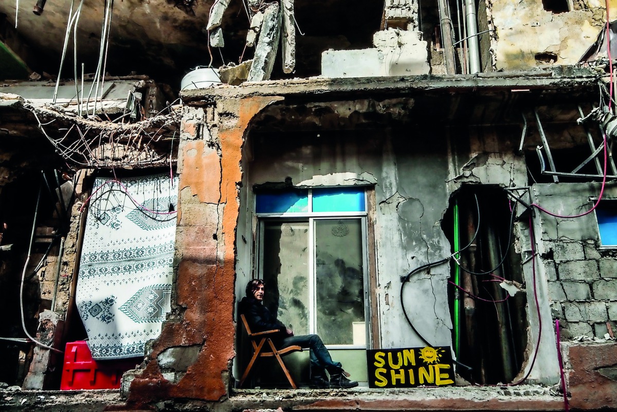 A still image from the film Still Recording.