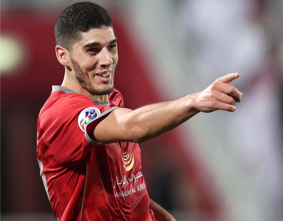 Al Duhail’s Karim Boudiaf celebrates in this file photo.

