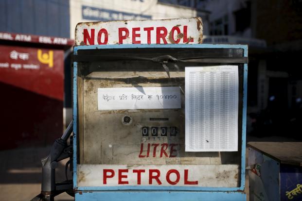 Representative image: File photo of a sign reading no petrol is pictured at a petrol pump in Kathmandu (Reuters) 