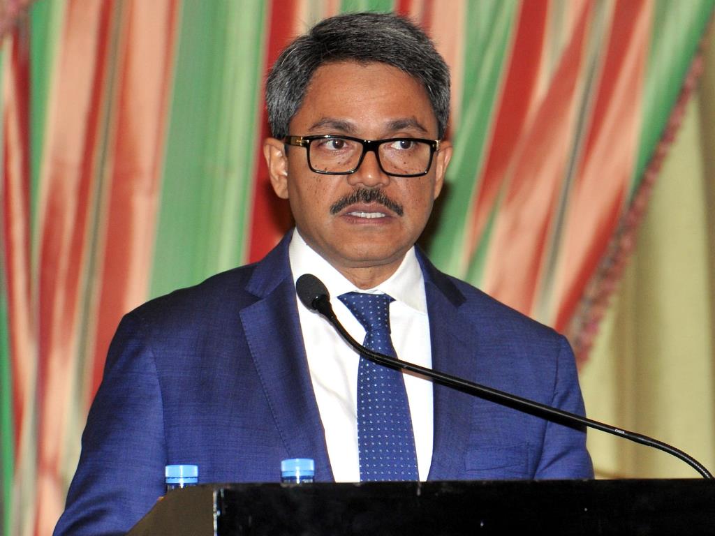 Minister of State for Foreign Affairs of Bangladesh Mohammad Shahriar Alam while he was in Qatar. Pic: Abdul Basit / The Peninsula 