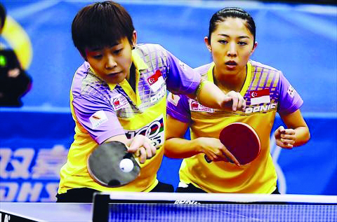 This file photo shows an action from the 2016 edition of Qatar Open Table Tennis Championship at Ali bin Hamad Al Attiya Arena in Doha. 