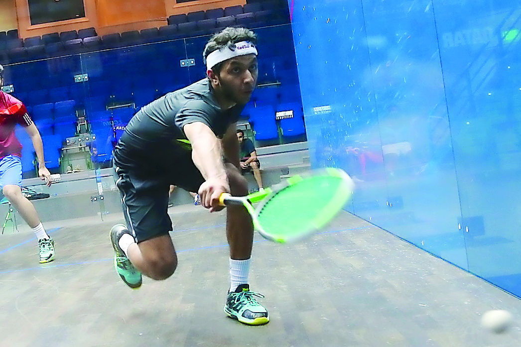 Qatar's Abdulla Al Tamimi in action in this file picture.