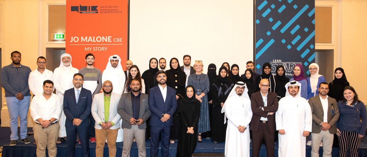 QBIC officials and participants at the Speaker Series session, marking the launch of the 11th wave of QBIC’s LeanStartup programme