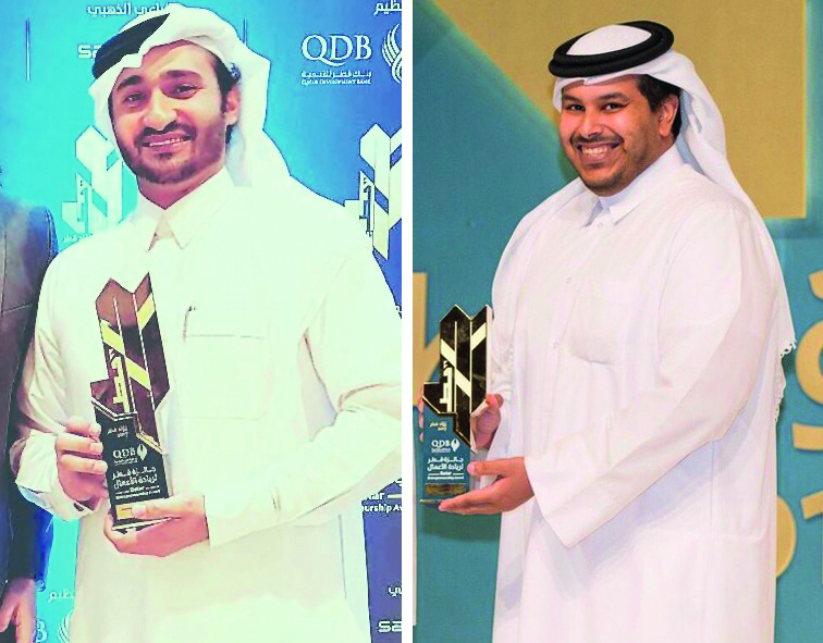Abdula Al Zaghmout (left), Chairman of Doha Pano; and CEO Mohamed Al Kaabi are seen in this file picture.