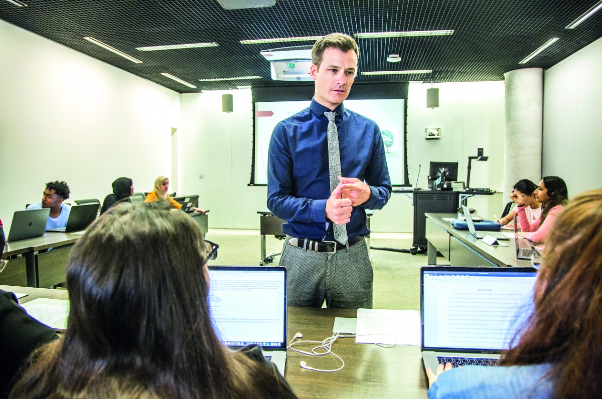 NU-Q Professor Sam Meekings