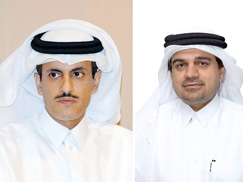 QIIB Chairman and Managing Director Sheikh Dr Khalid bin Thani bin Abdullah Al Thani (left) and QIIB Chief Executive Officer Dr Abdulbasit Ahmad Al Shaibei.