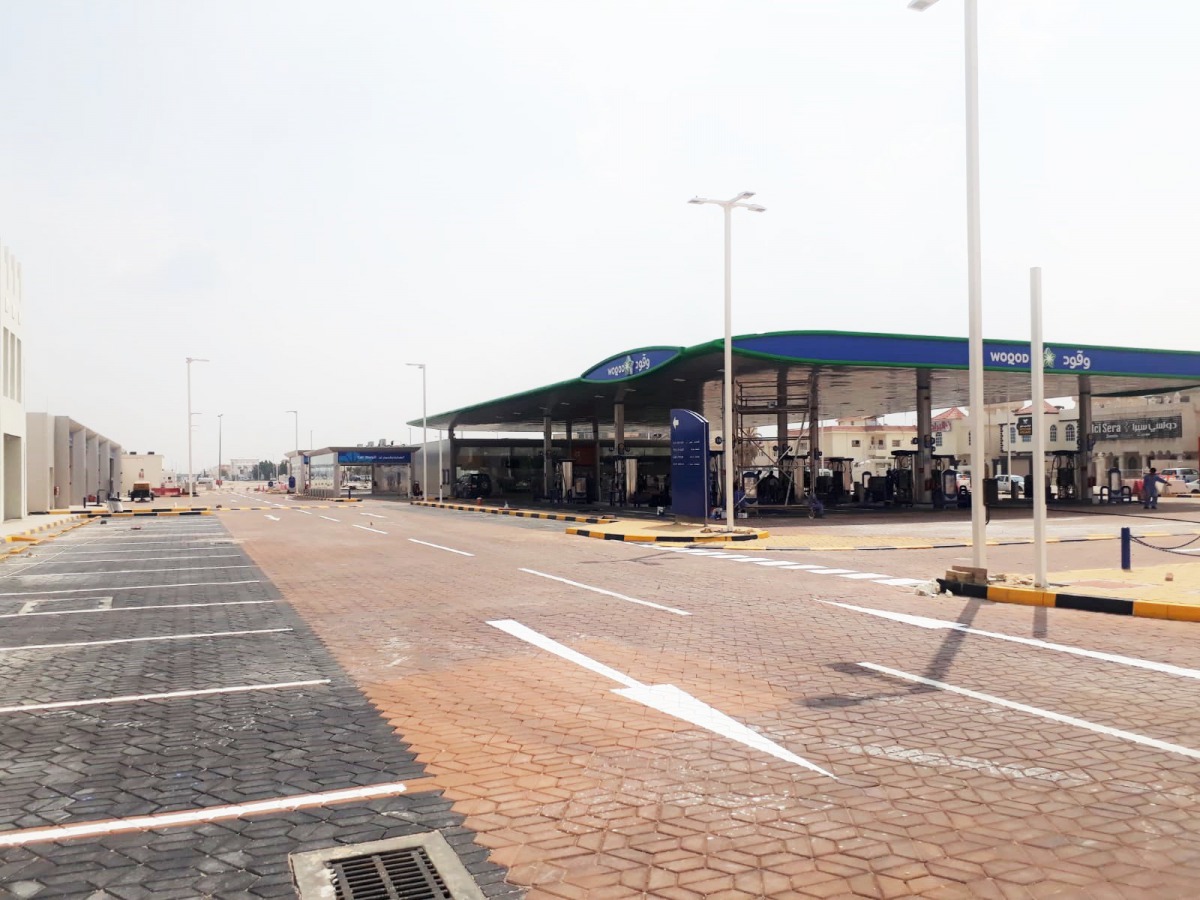 Woqod petrol station at Al Kharaitiyat