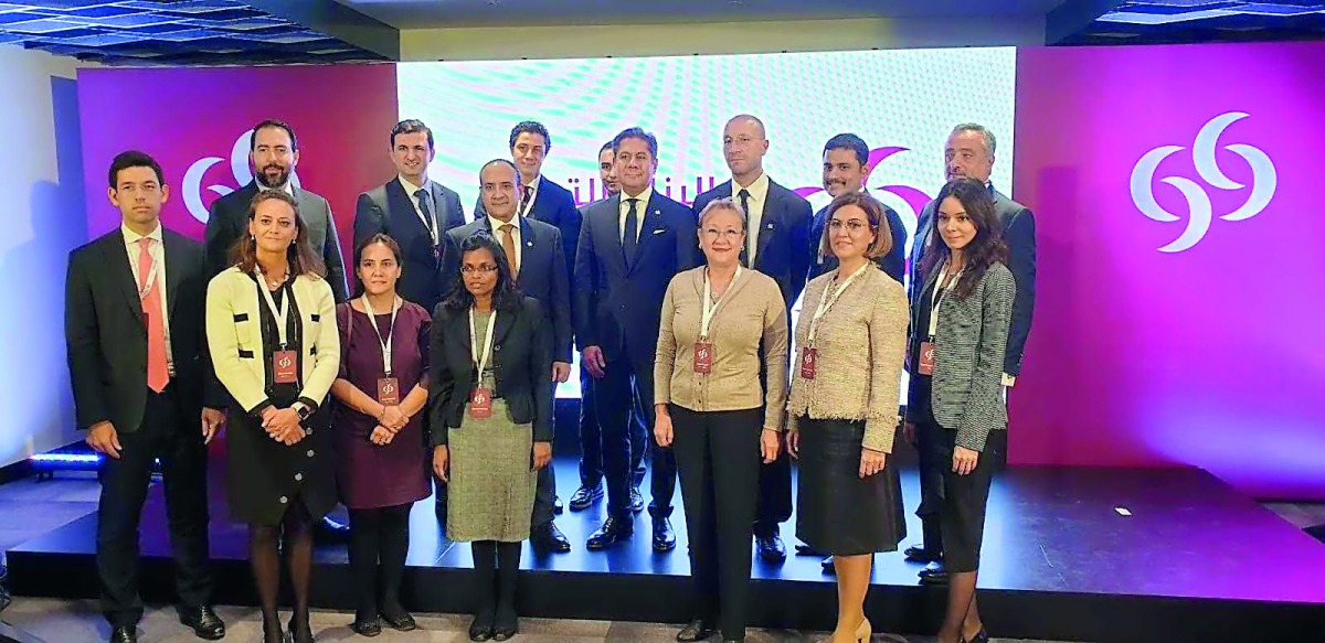 The participants with Commercial Bank and Alternatif Bank officials, in Turkey.