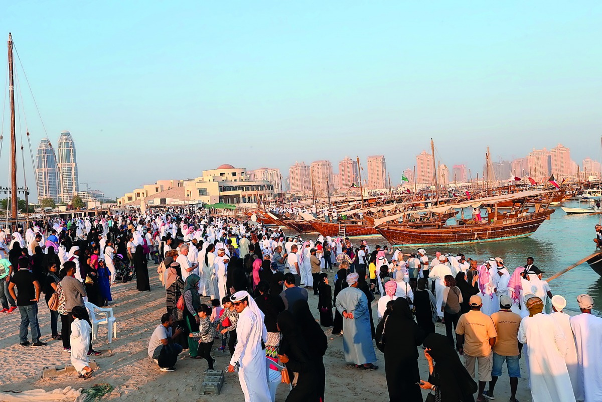 A view of the Katara Traditional Dhow Festival last year. 