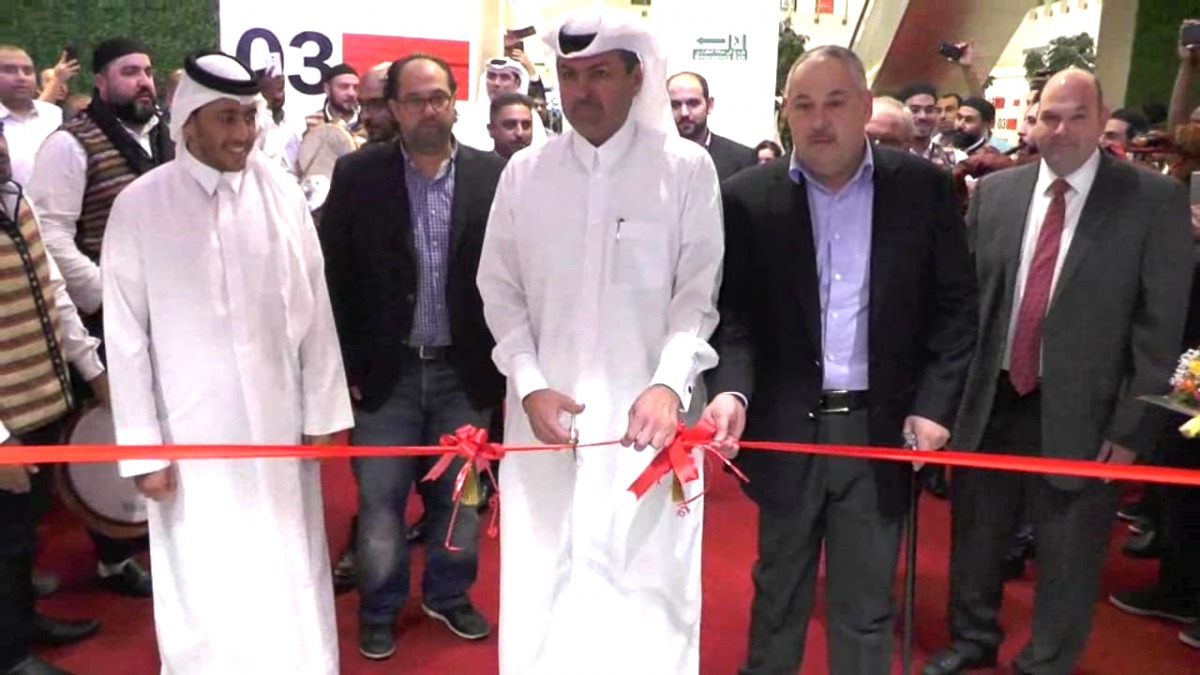 The officials inaugurating the new store of Spar Retail yesterday at 03 Mall in New Salata Area.