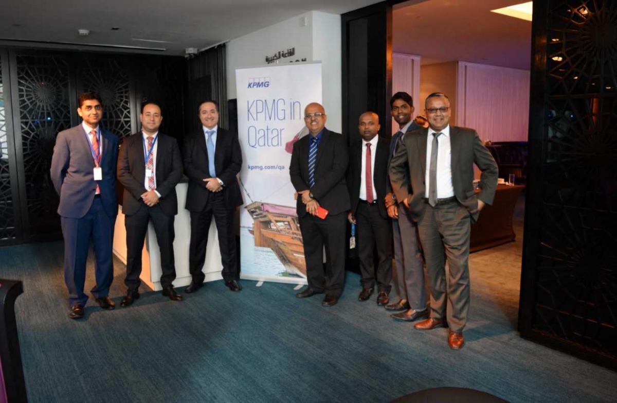 KPMG experts on the sidelines of the event.