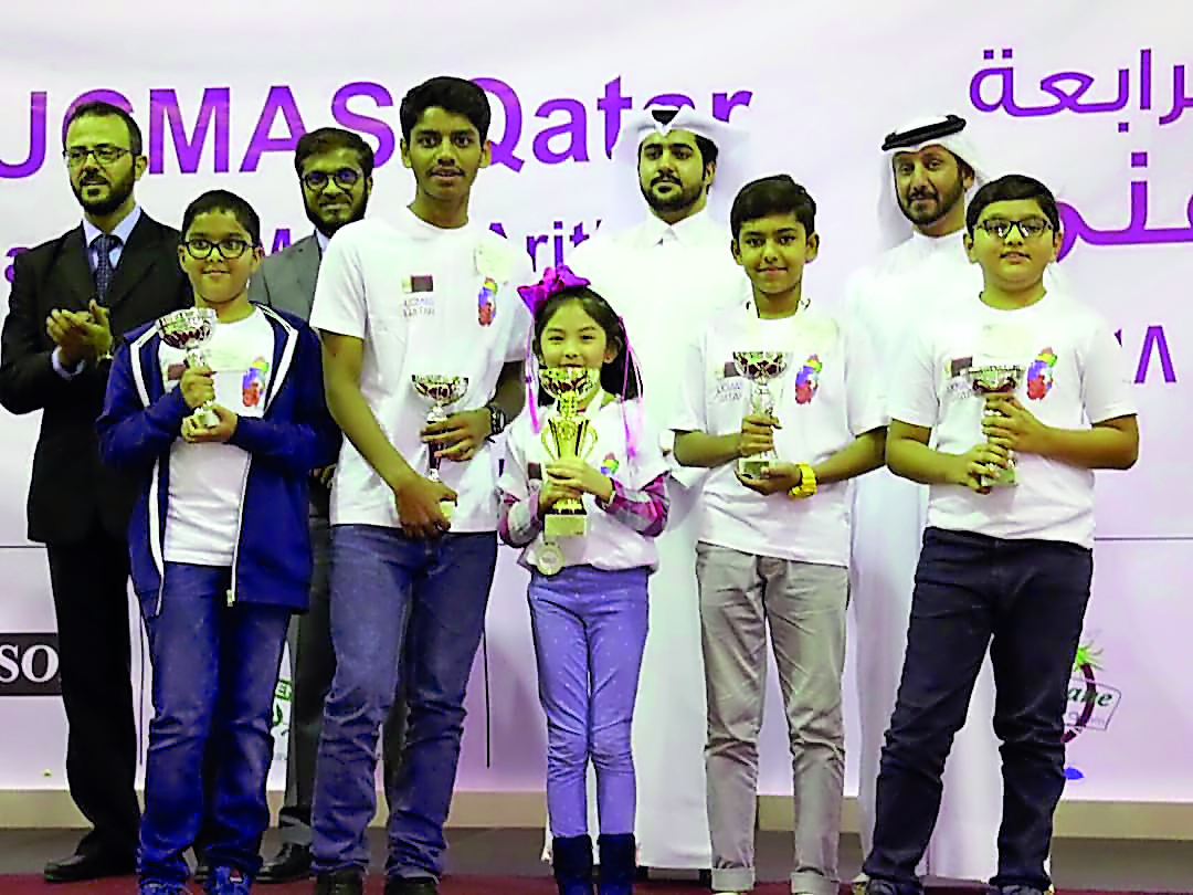 The winners of the competition at the event.