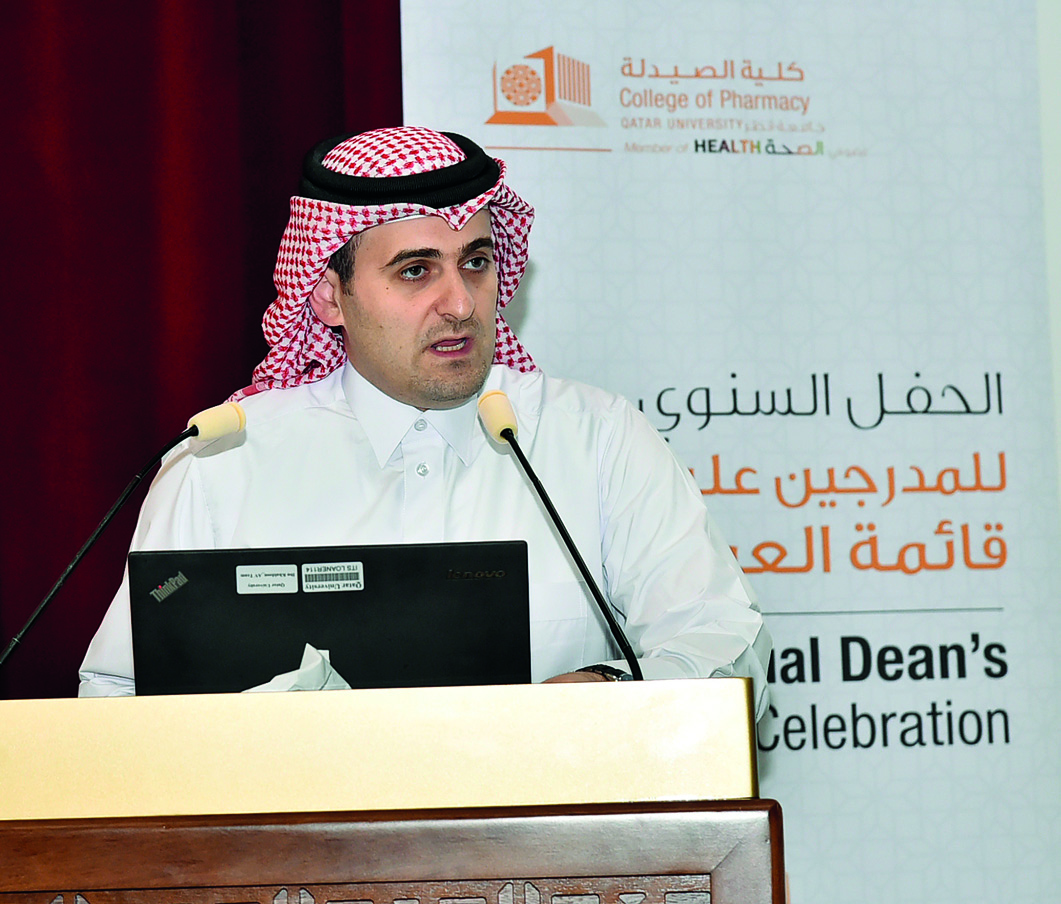 CPH Dean Dr. Mohammad Diab praises students’ efforts.