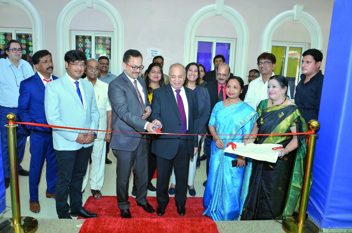 Hemant Kumar Dwivedi, First Secretary of Indian Embassy, inaugurating the Career Fair.
