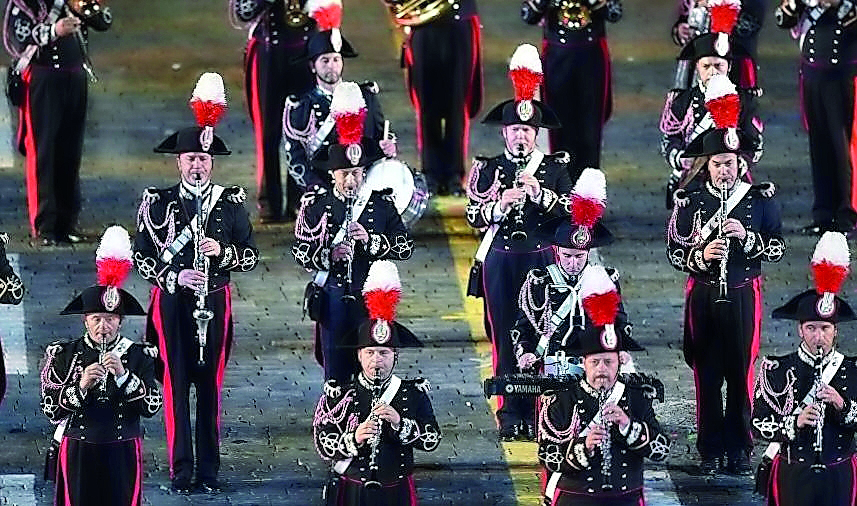 A performance by the Carabinieri Military Force Band. 